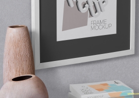 Free Perspective Frame Mock Up