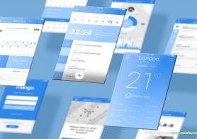 2 Free Latest iOS App Mockups