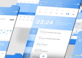2 Free Latest iOS App Mockups