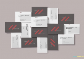 free business card mockup