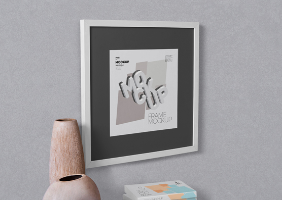 Free Perspective Frame Mock Up