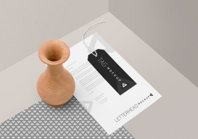 Free Letterhead Mockup PSD