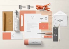 Free Gorgeous Branding Mockup Scene