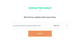 Email Signup