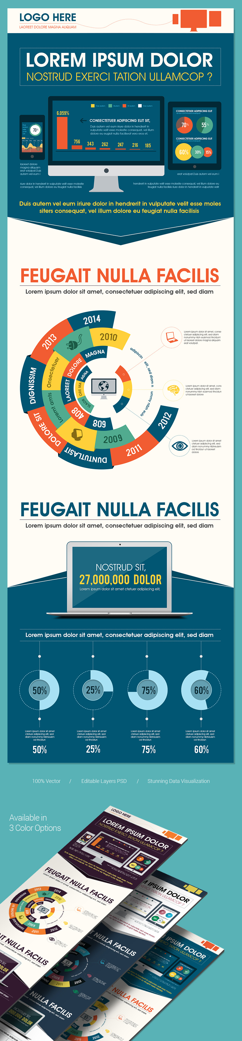 Infographics to showcase your technology telecom and networking related data