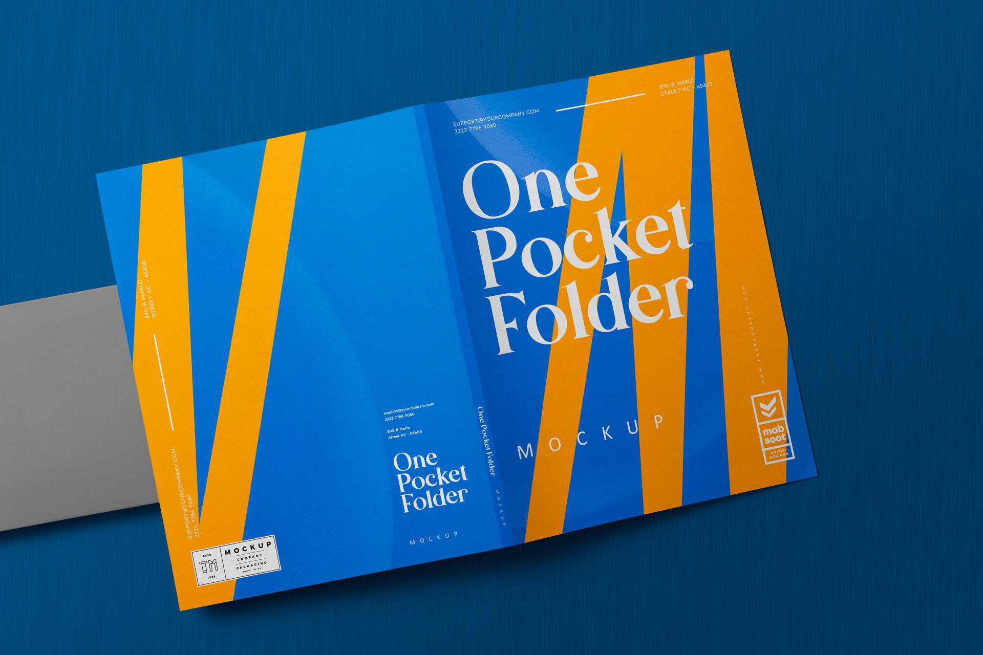 branding folder mockup