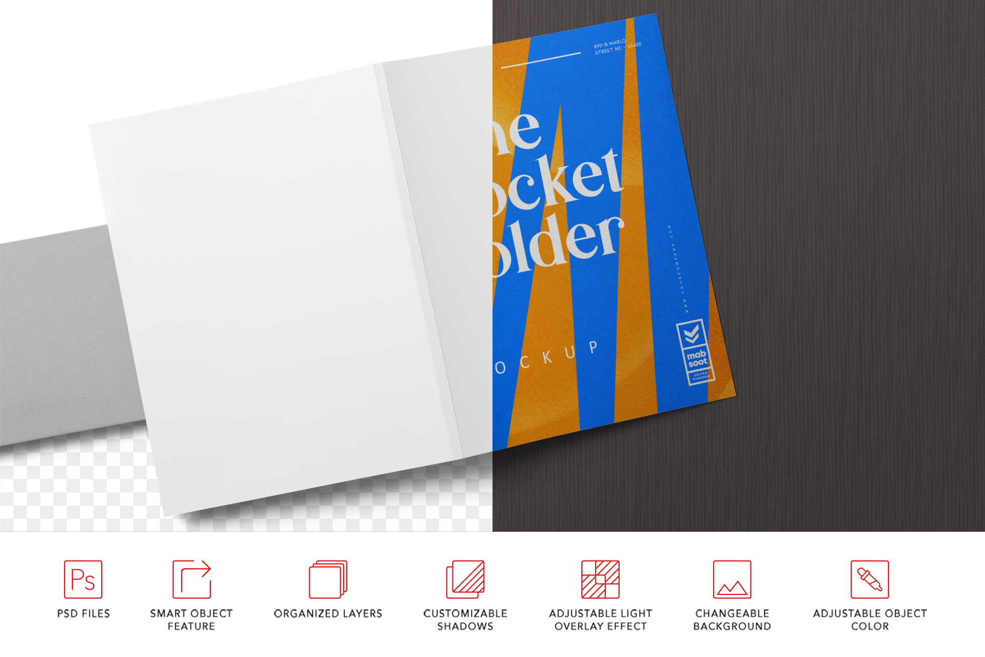 branding folder mockup