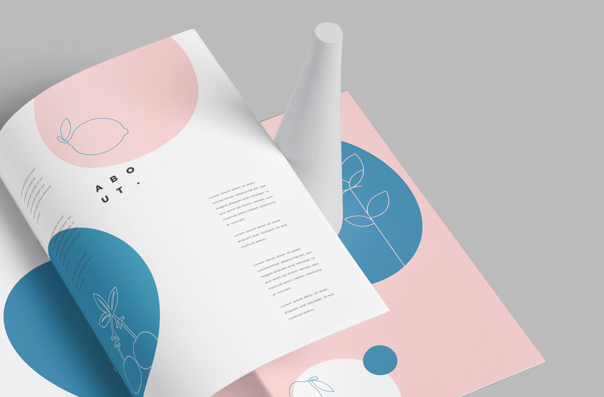 advertising magazine mockup