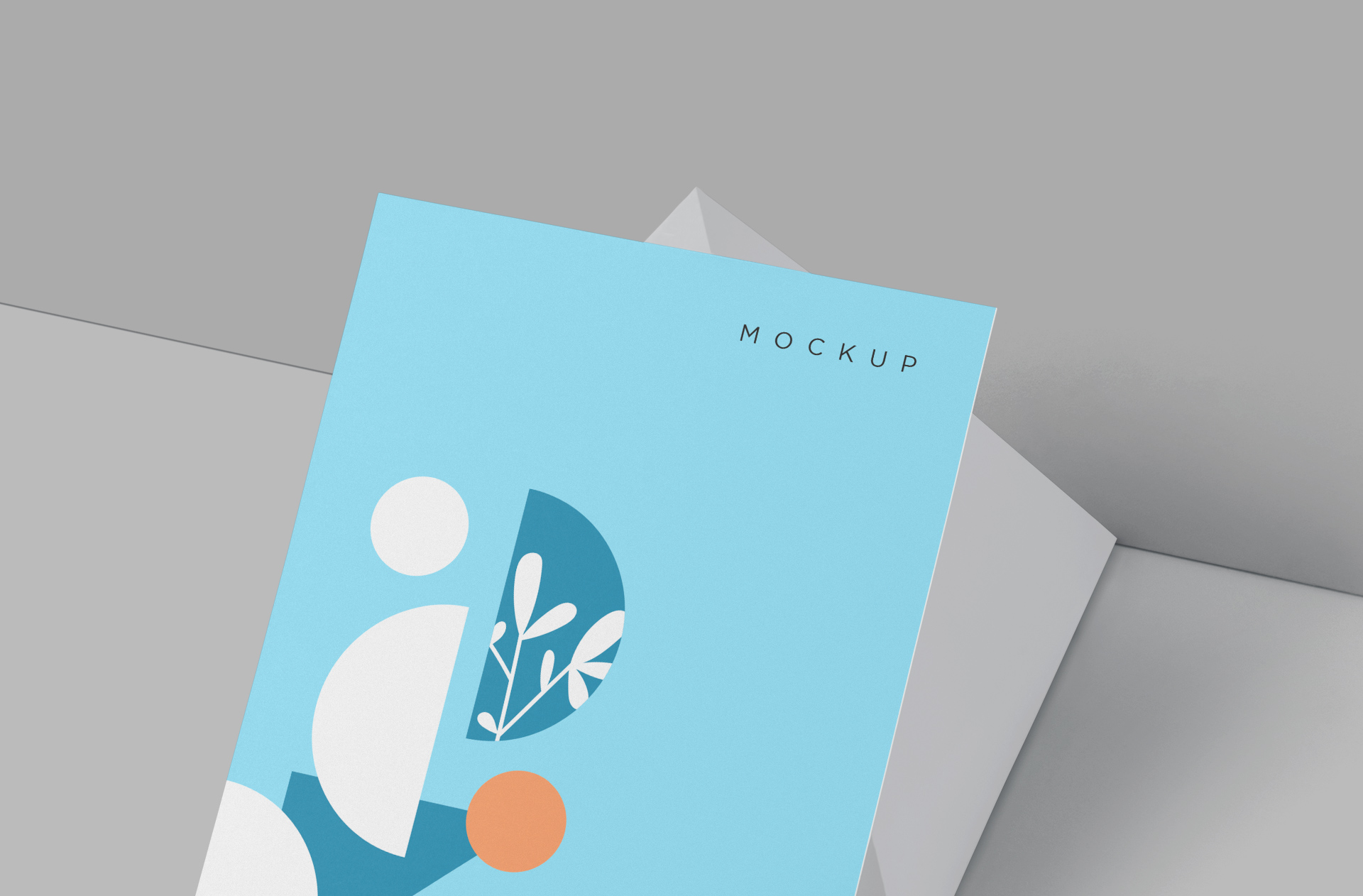 A6 flyer mock-up