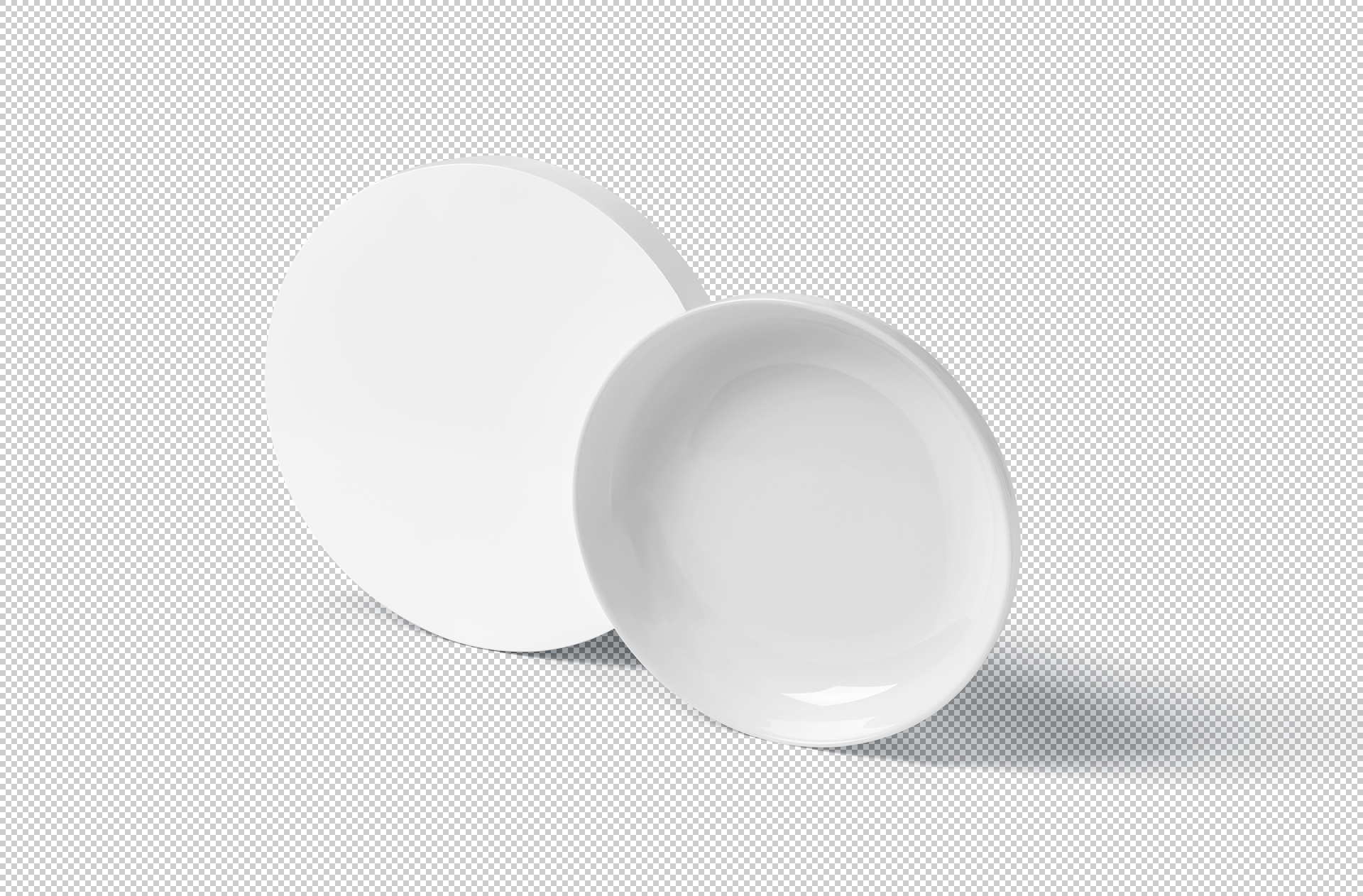 ceramic plate mock-up