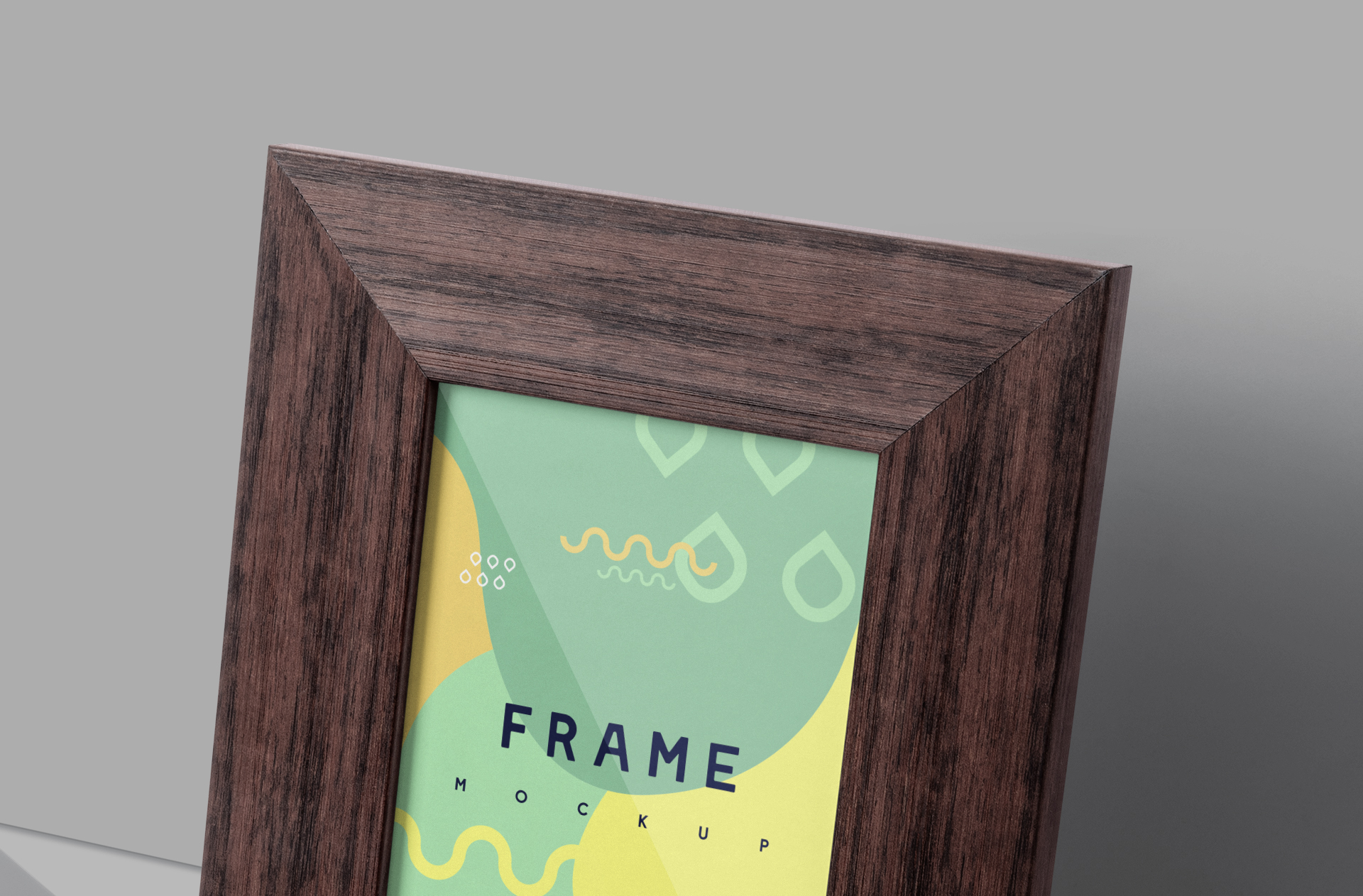 high-quality frame mock-up