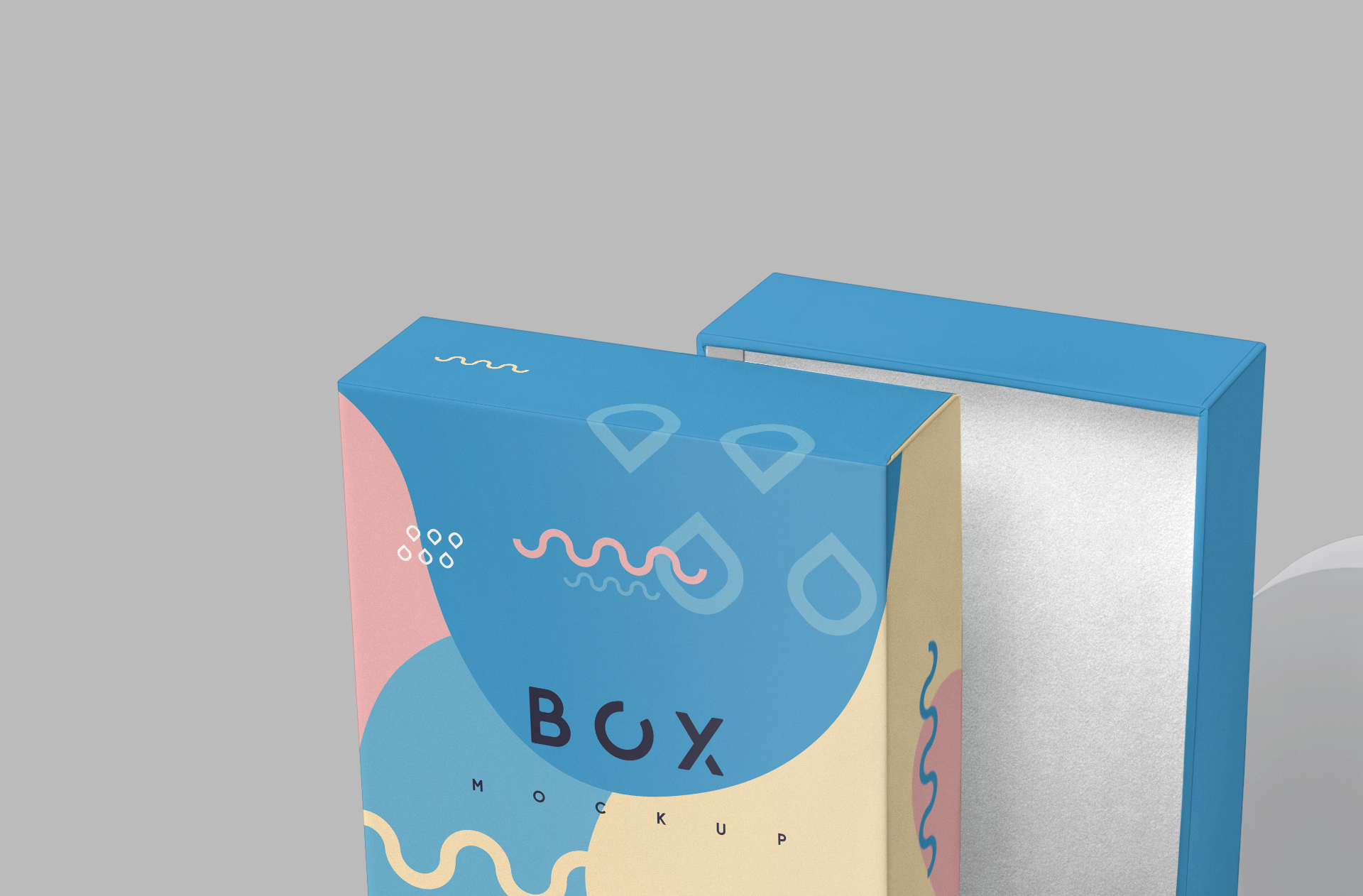 3D box mockup
