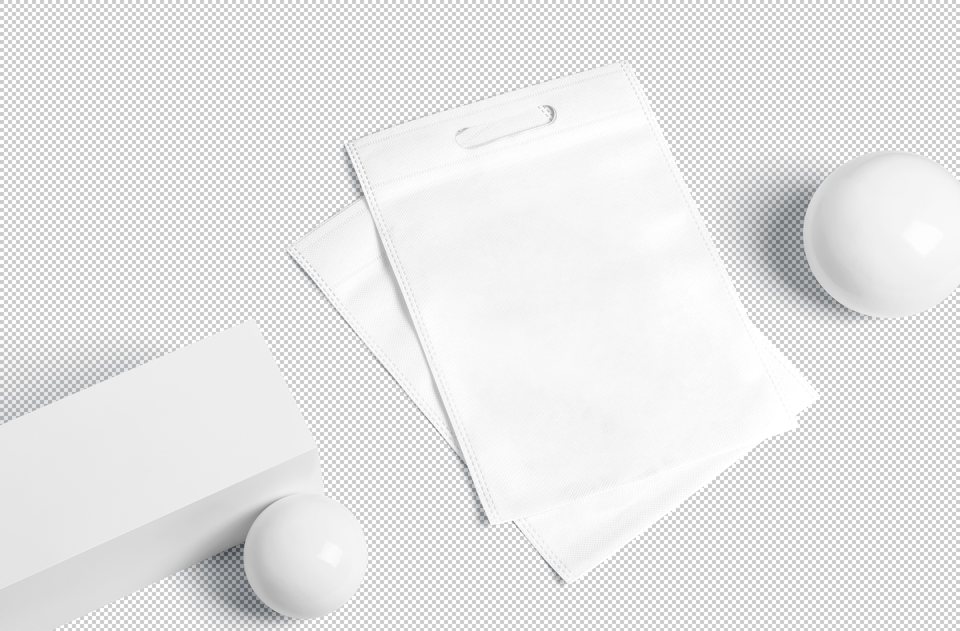 plastic shopping bag mock-up