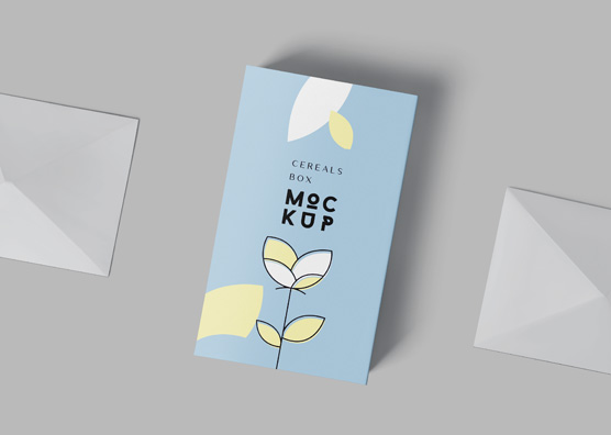 Elegant Food Packaging Box Mockup – Editable