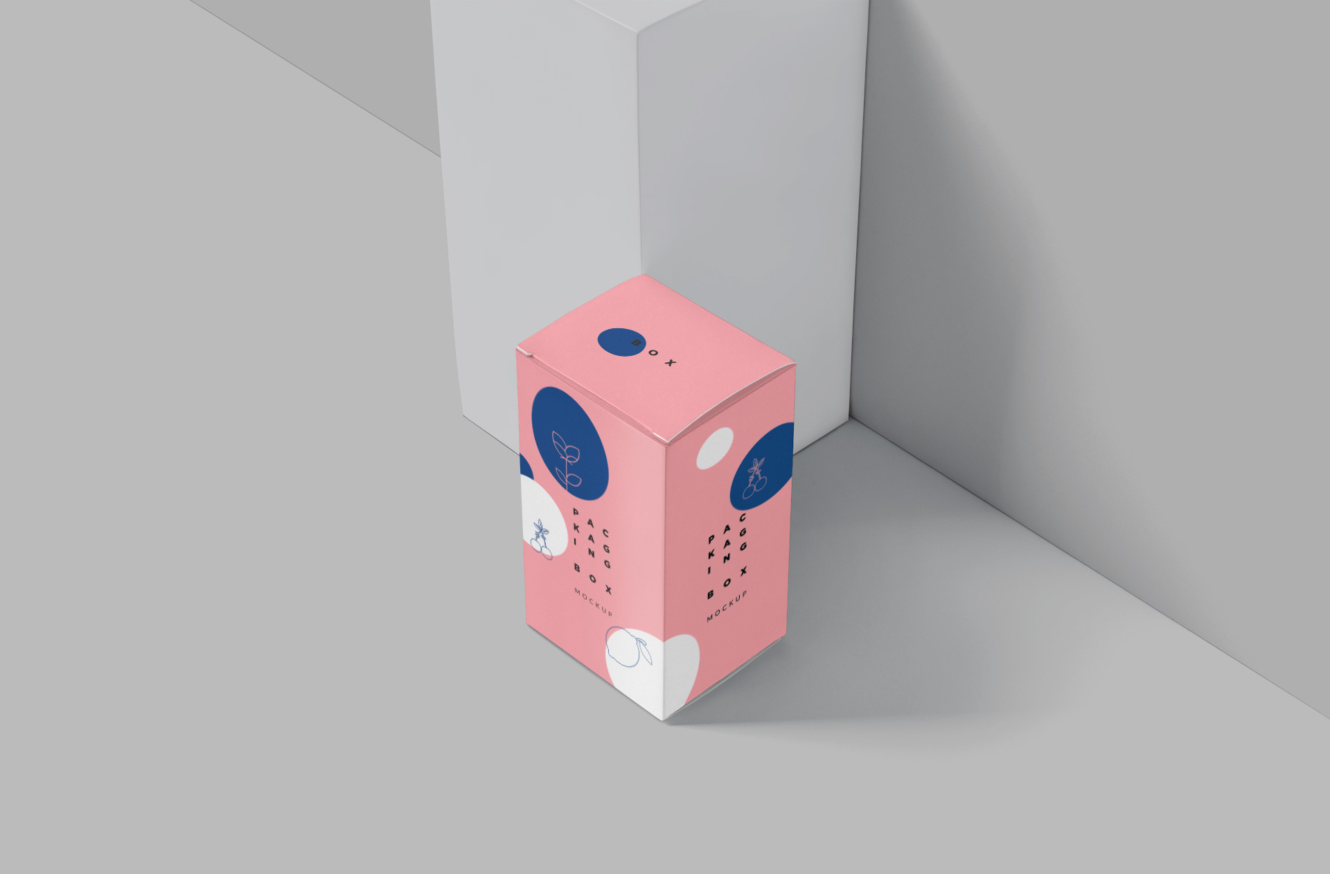 Customizable Flap Box Mockup – High-Resolution