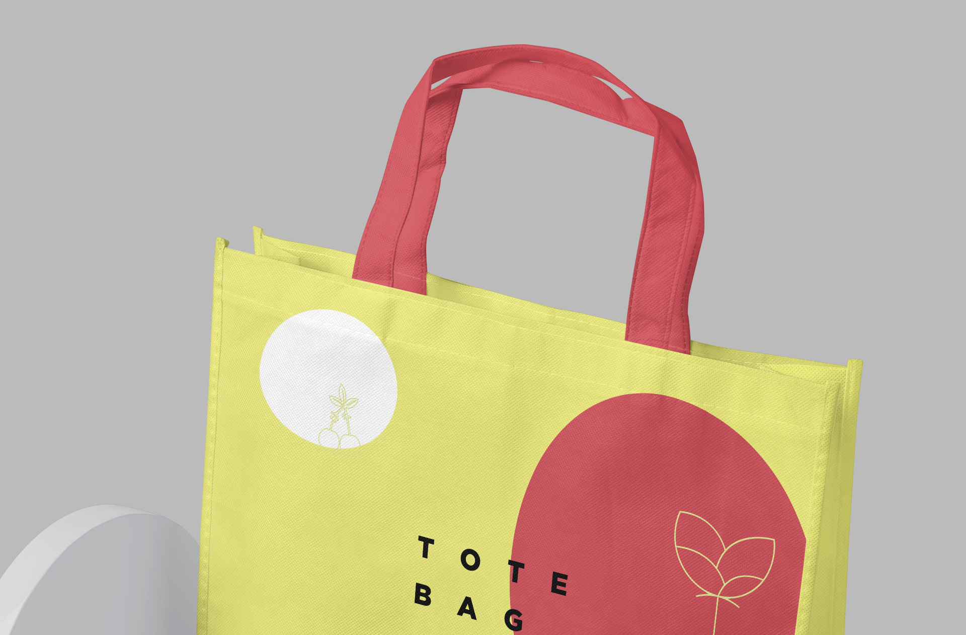 canvas tote bag mockup