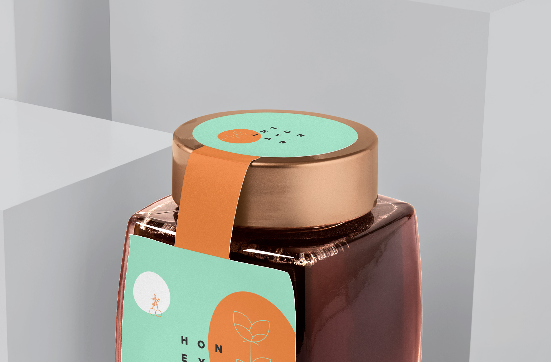 customizable label mockup