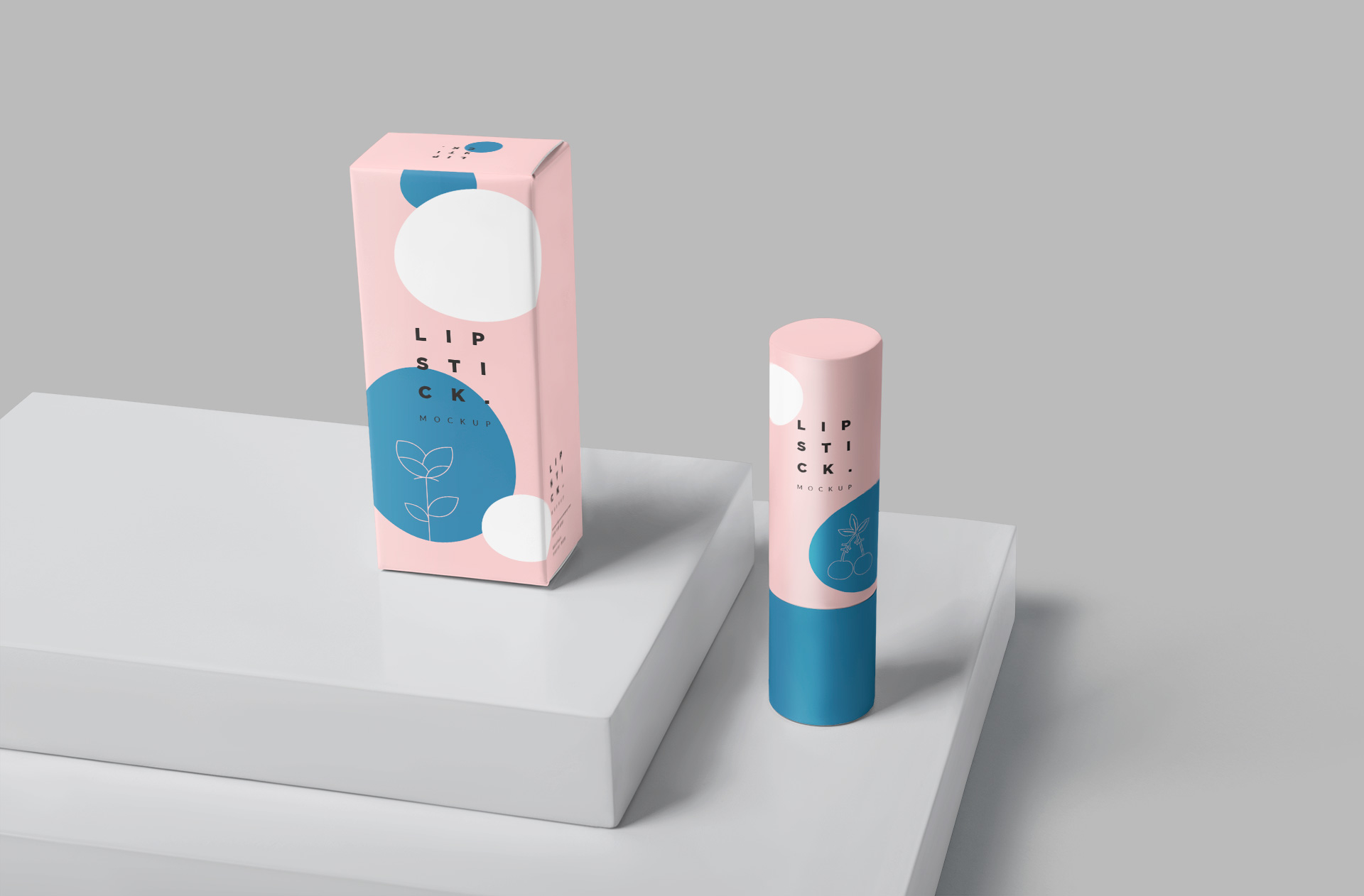 Minimalist Lipstick Tube Mockup for Beauty Branding