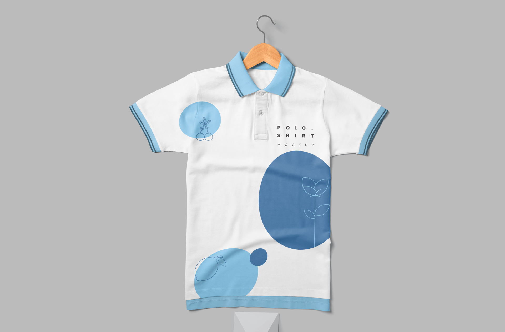 Hanging Polo Shirt Mockup – Fashion Display