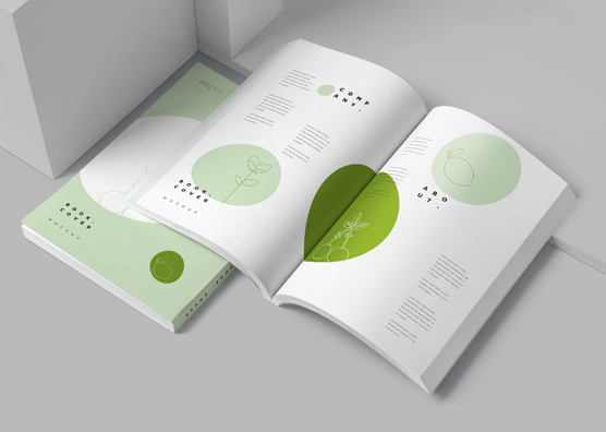 Stacked Softcover Book Mockup – Stylish Presentation