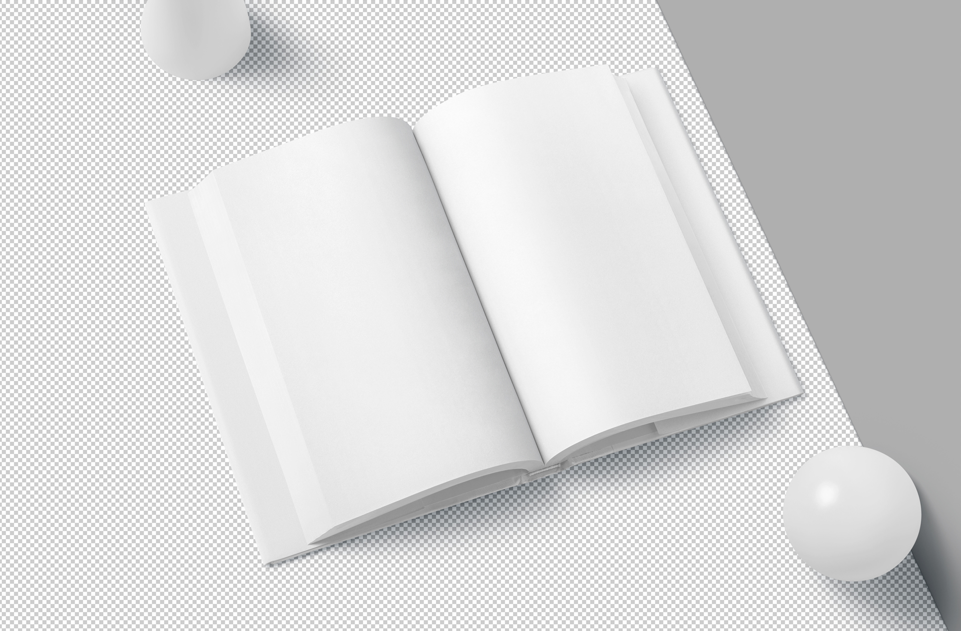 A4 book mockup