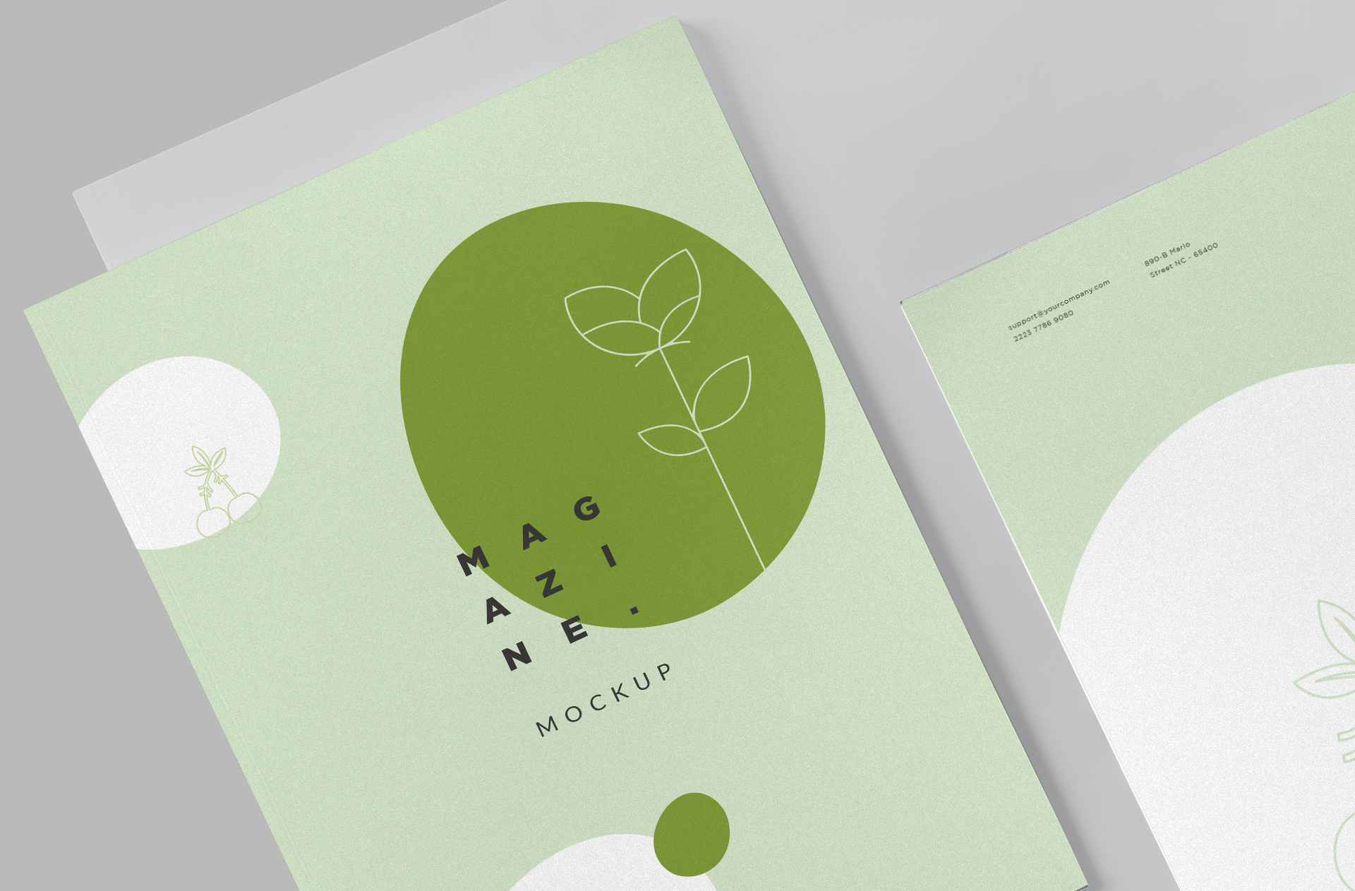 advertising magazine mockup