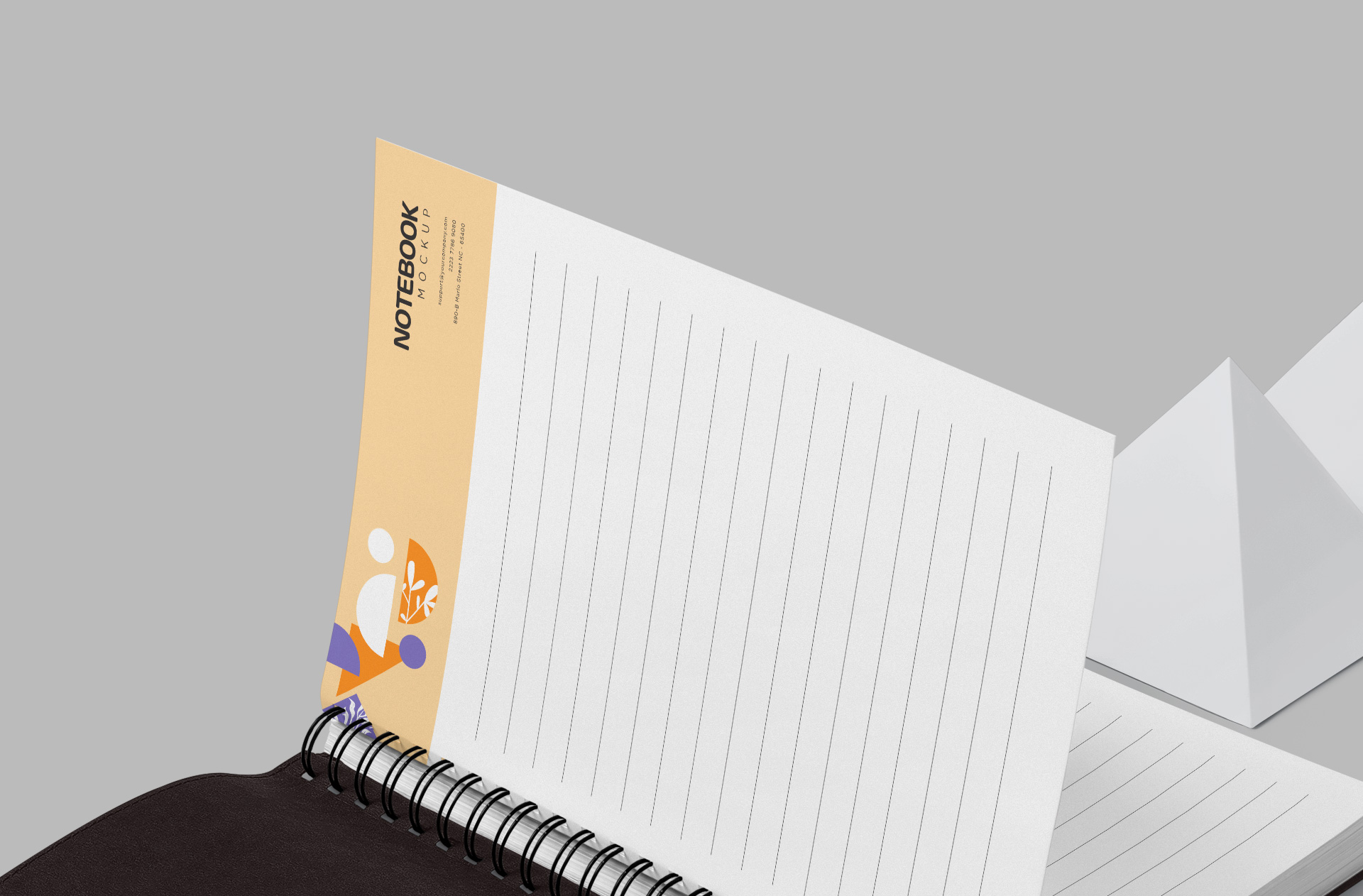 corporate branding notebook