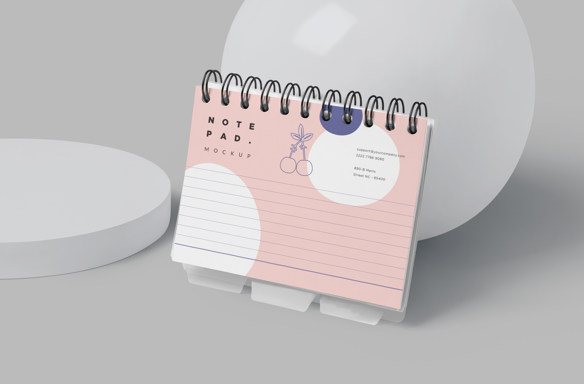 Elegant Desk Notepad Mockup – Office Essentials