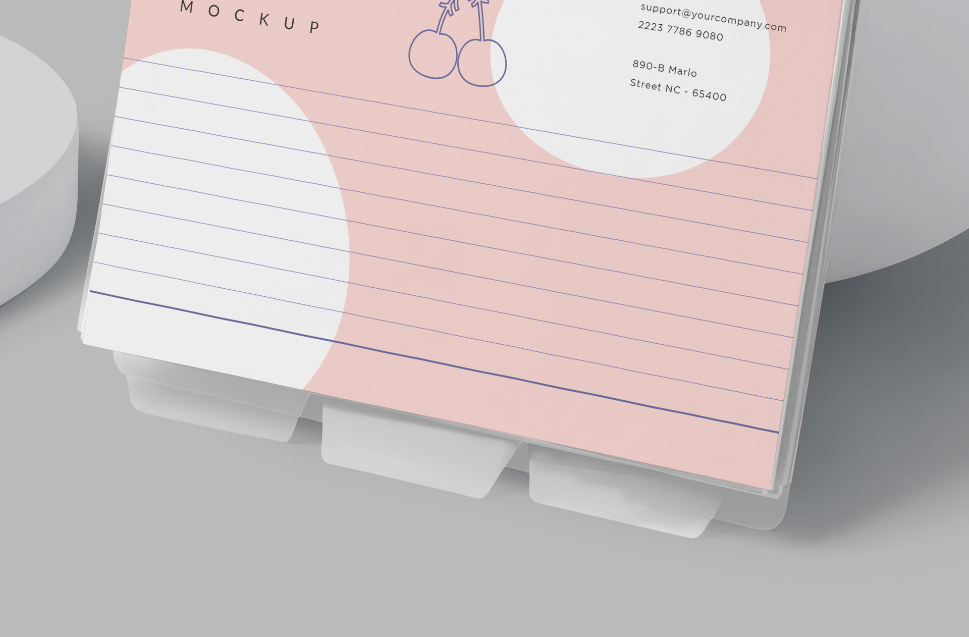 corporate branding notepad