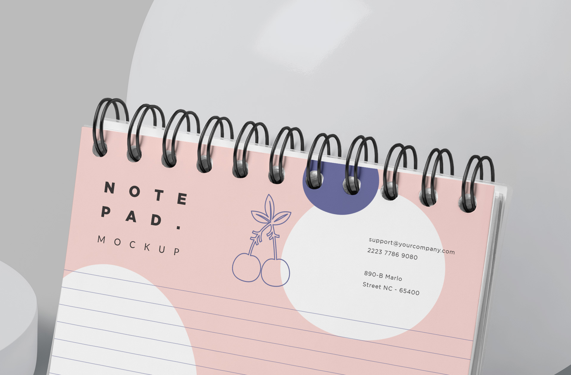 corporate branding notepad