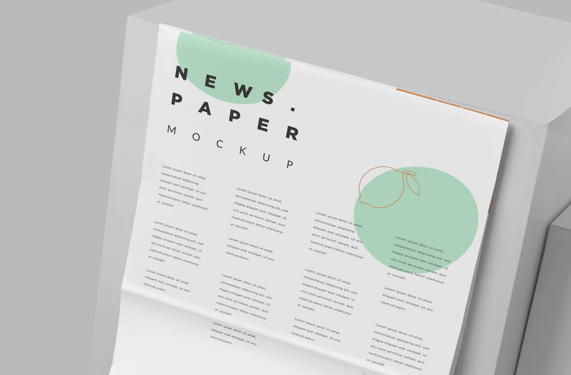 editorial newspaper layout