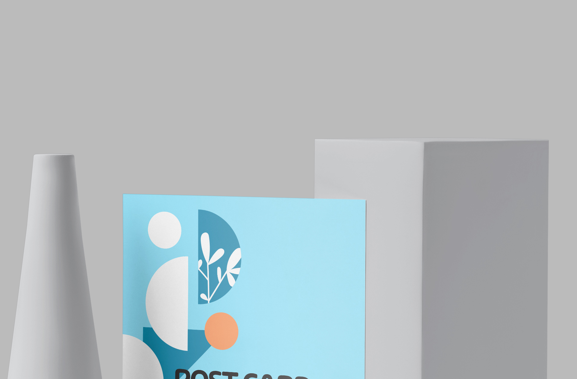 branding postcard PSD