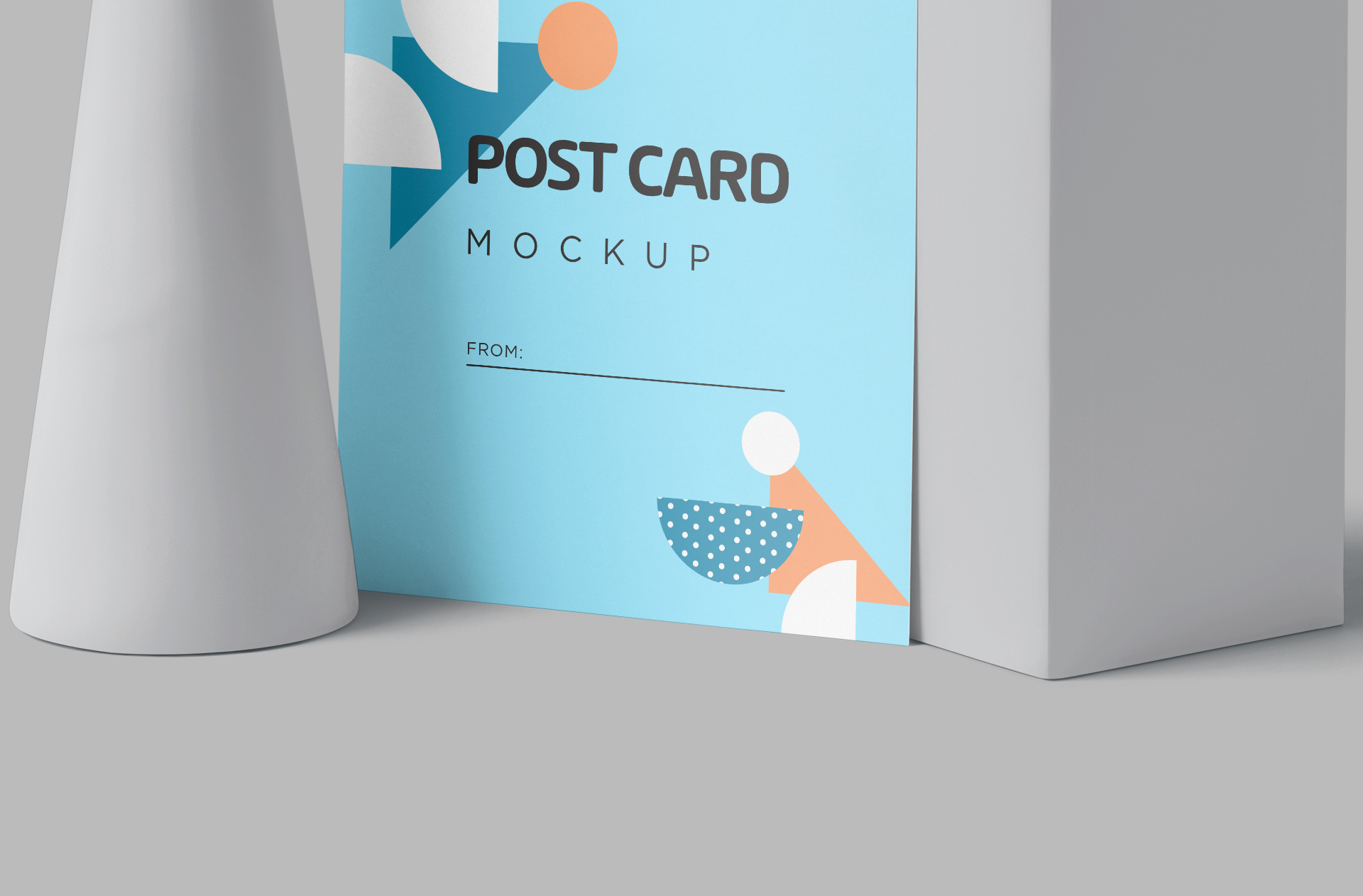 branding postcard PSD