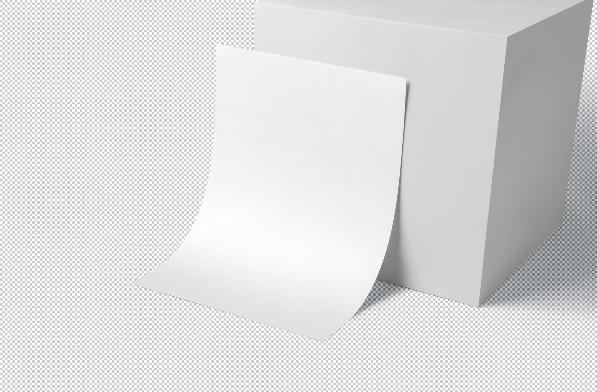 A4 paper mockup