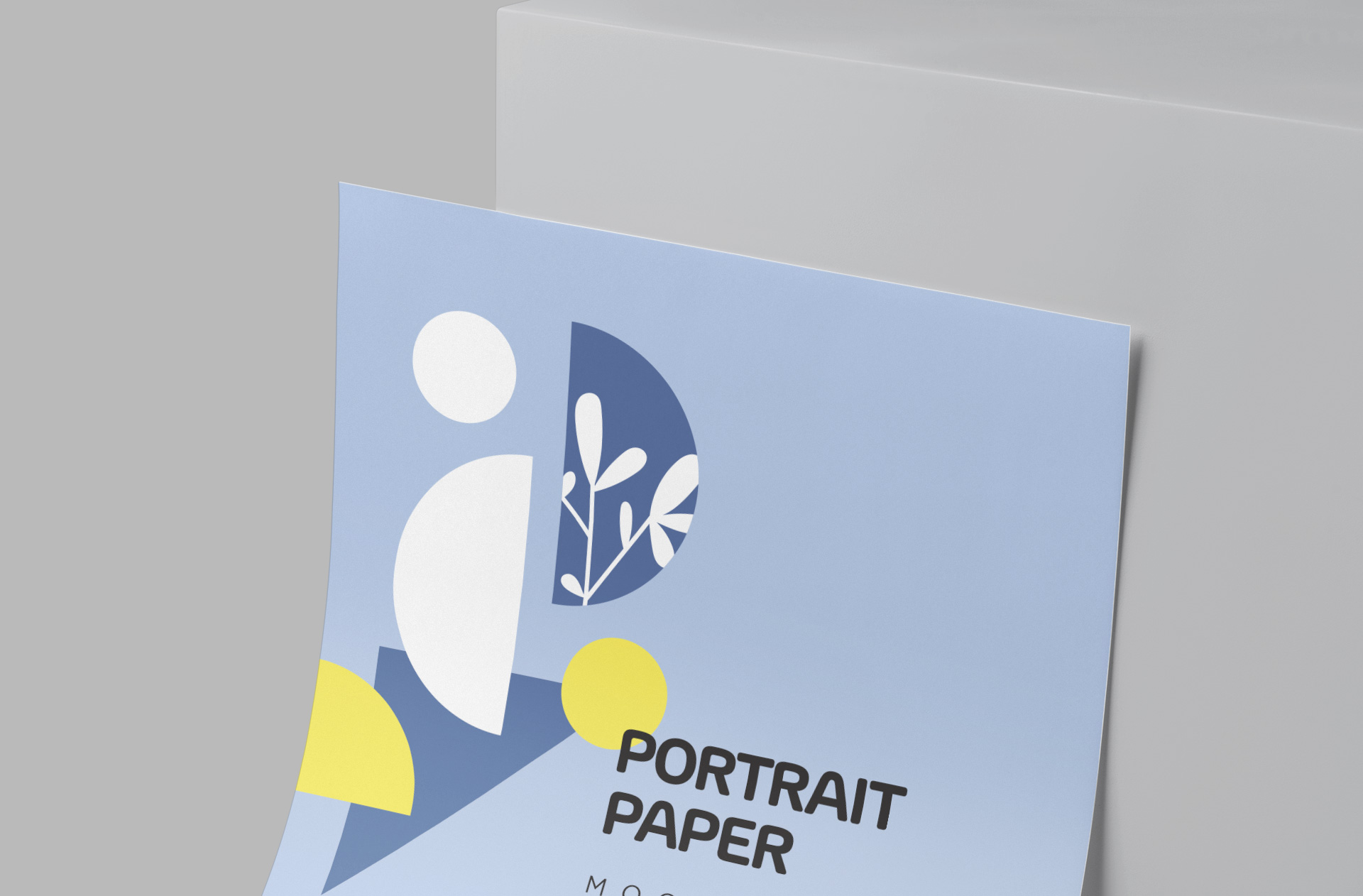 A4 paper mockup