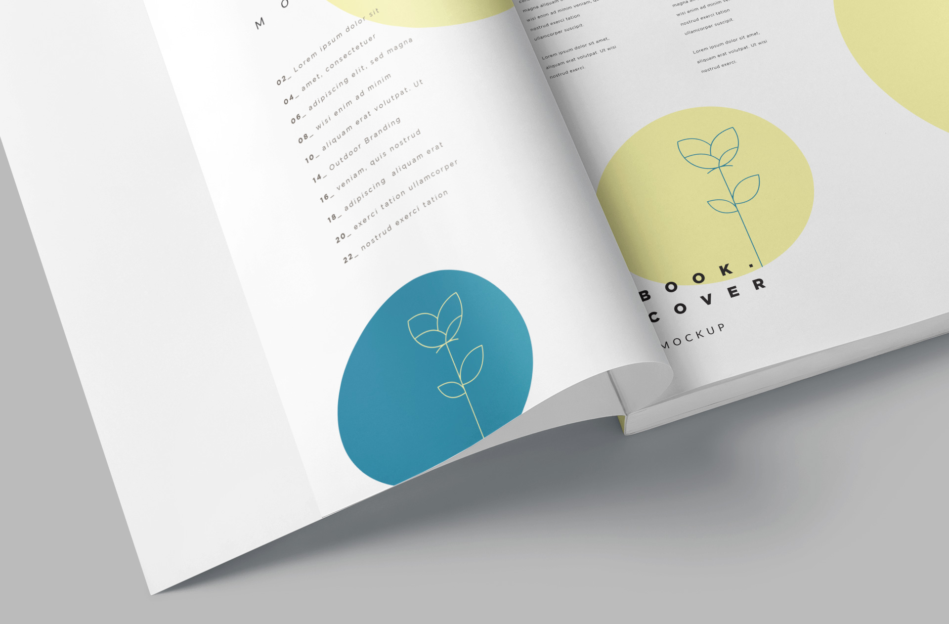 A4 book branding
