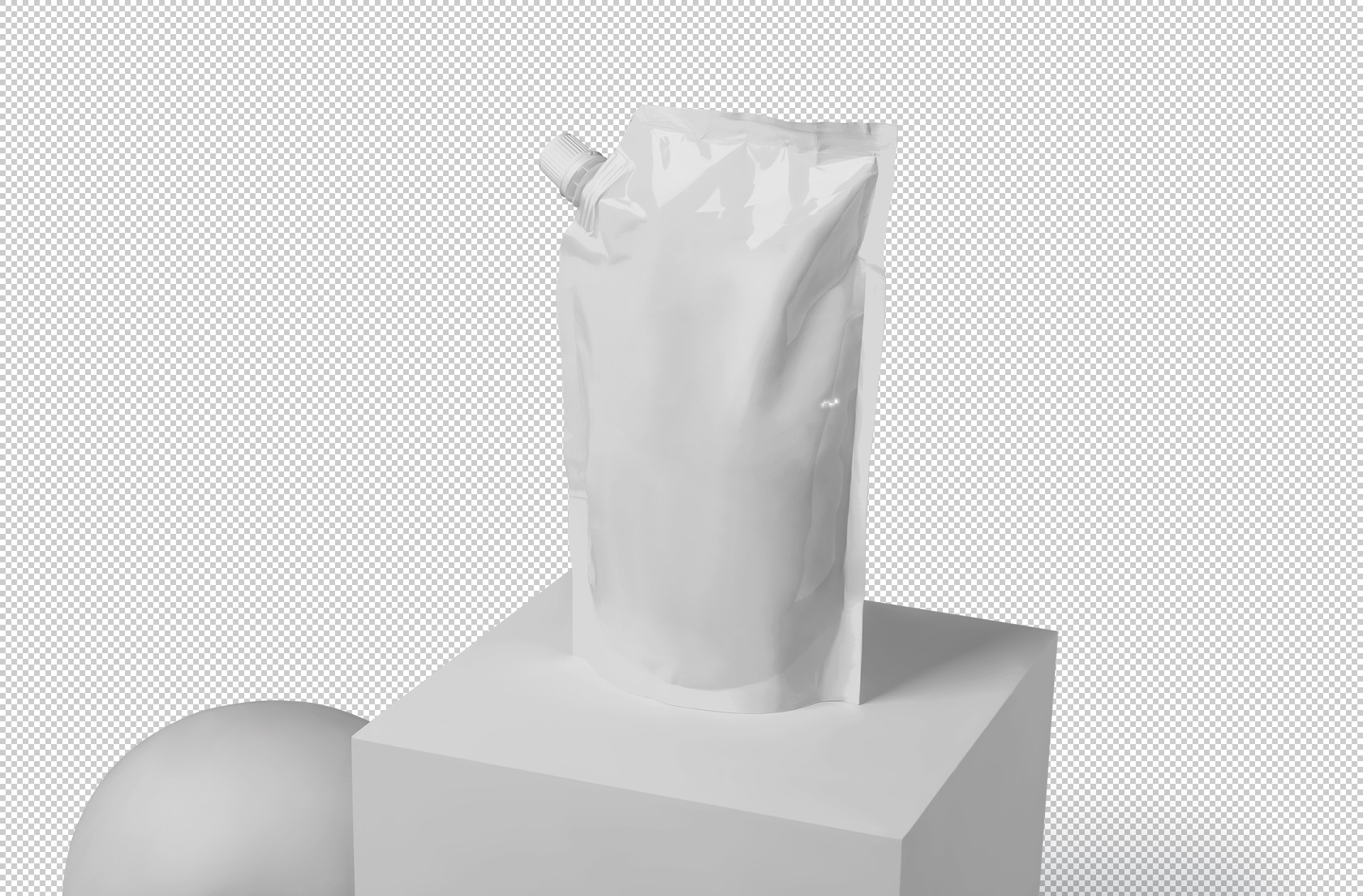 3D pouch mockup