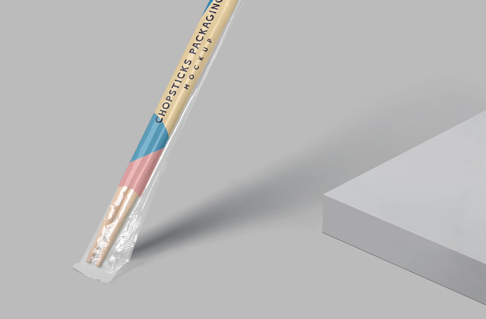 chopsticks packaging mock-up