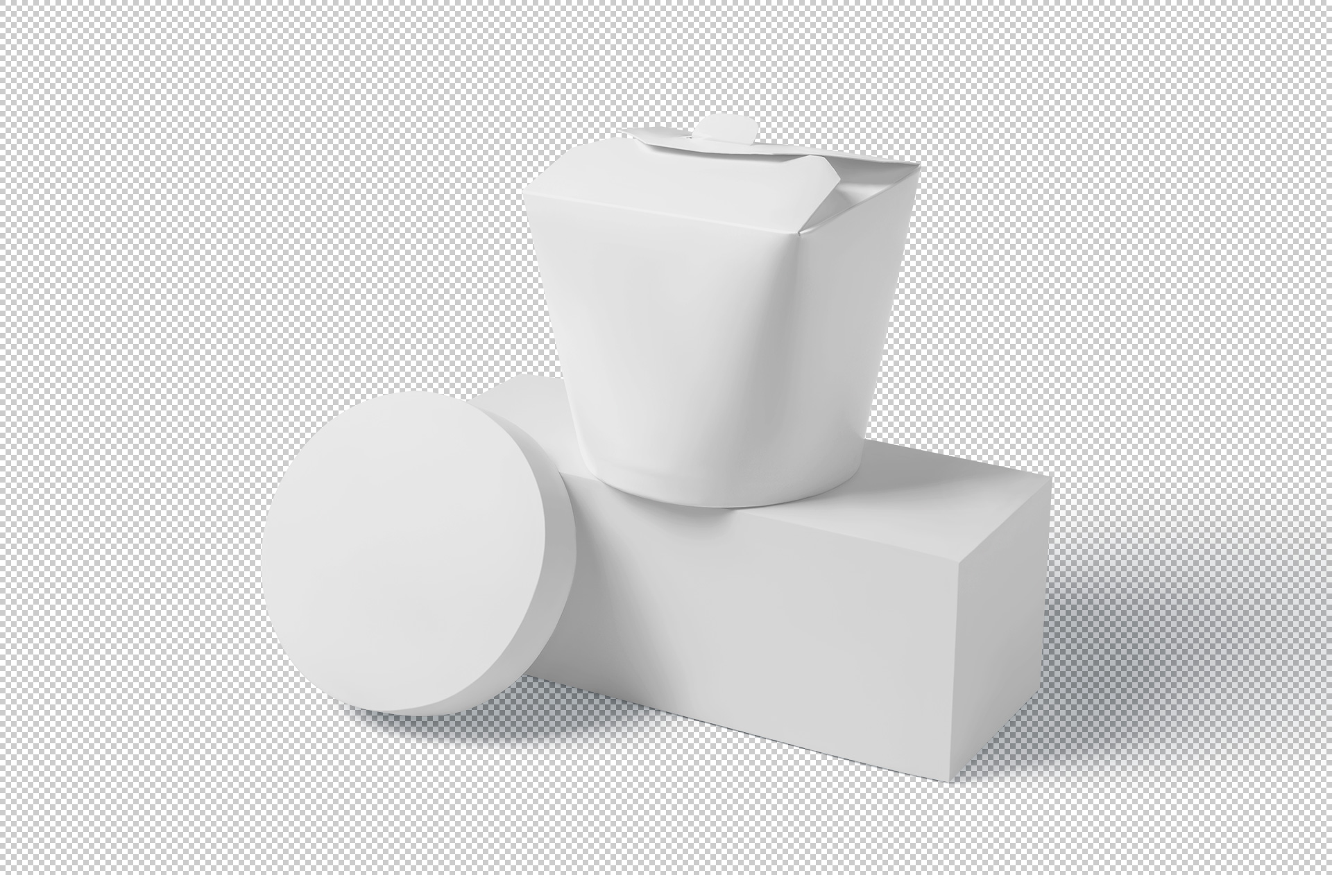 angled packaging mock-up