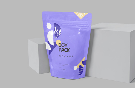 Stand-Up Pouch Mockup – Resealable Packaging
