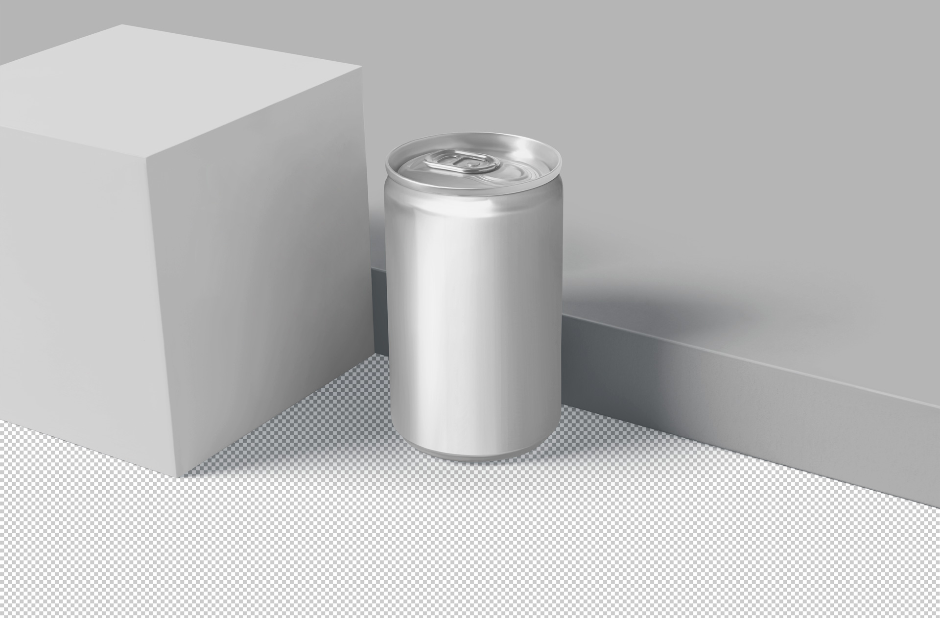 3D soda can presentation