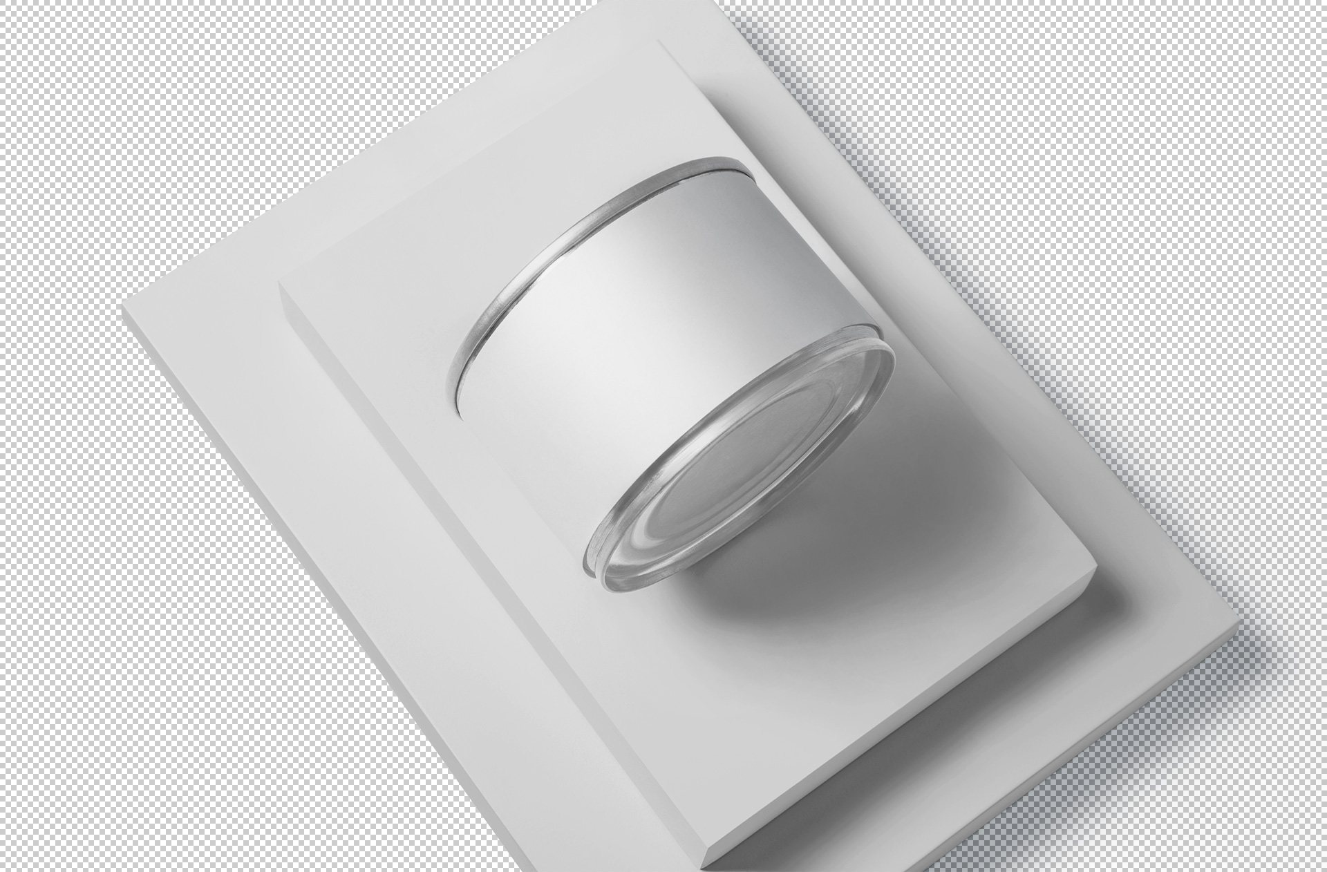 aluminum can mockup