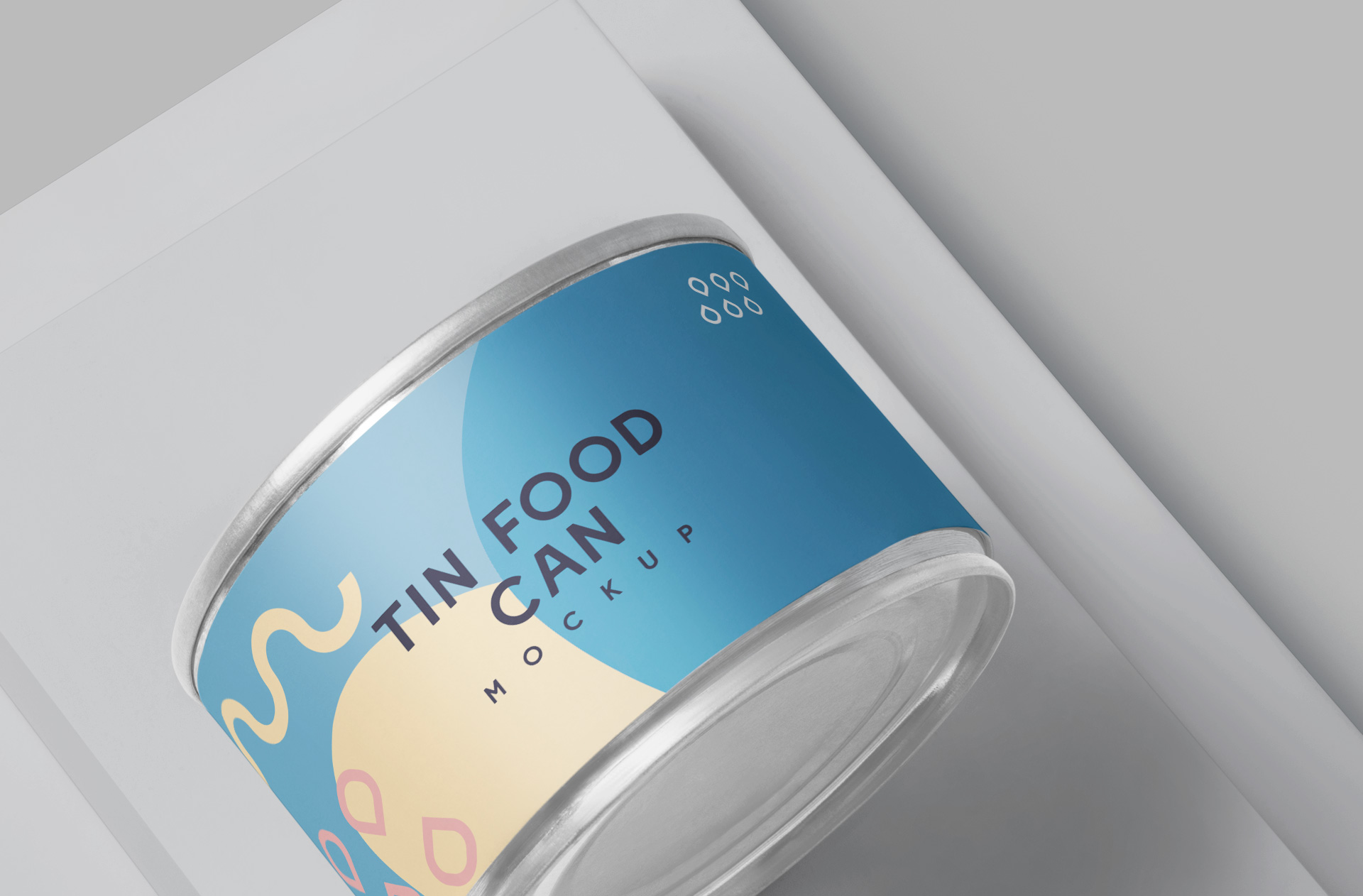 aluminum can mockup