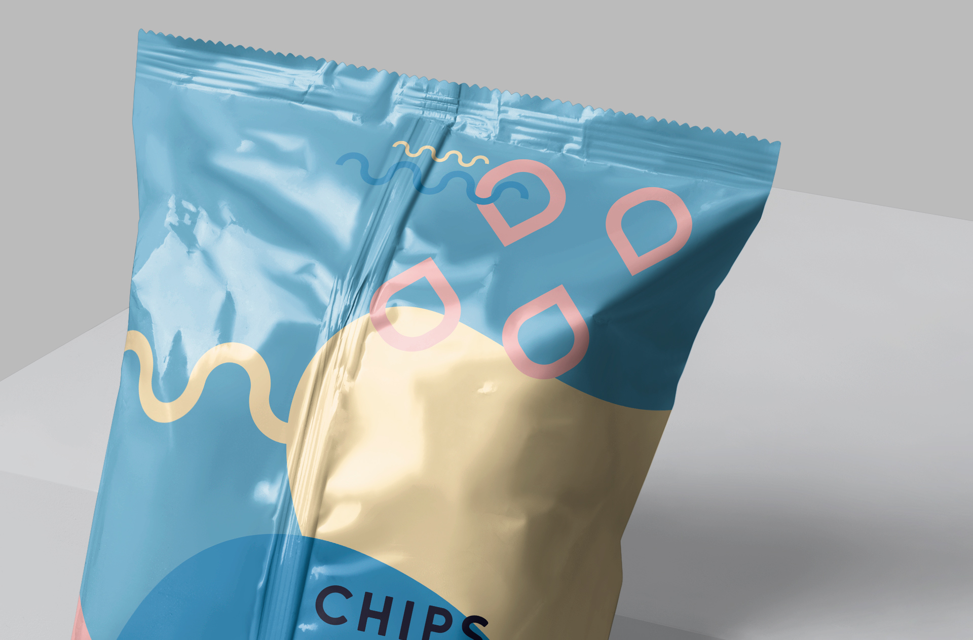 chips bag mockup