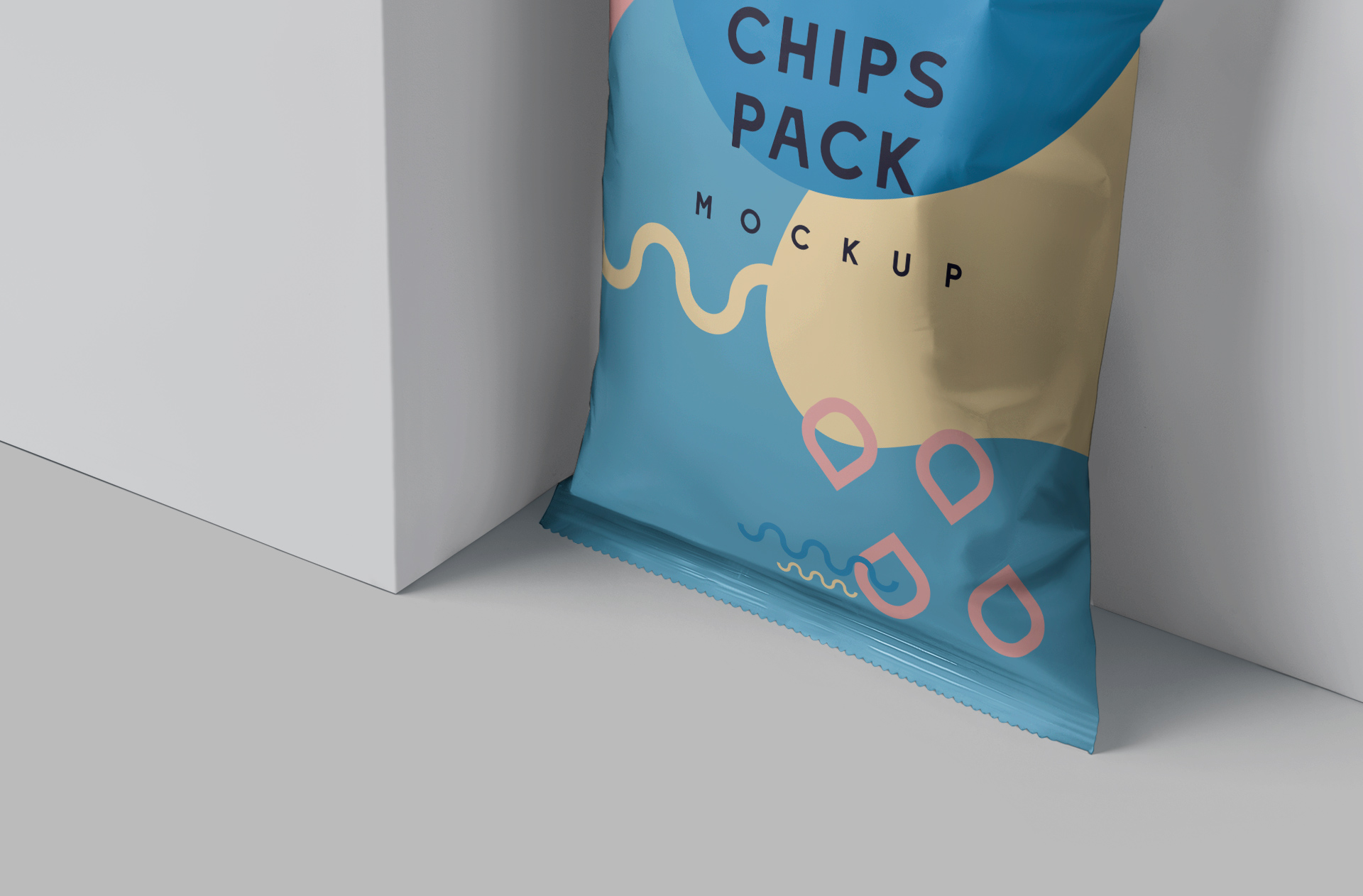 chips bag mockup