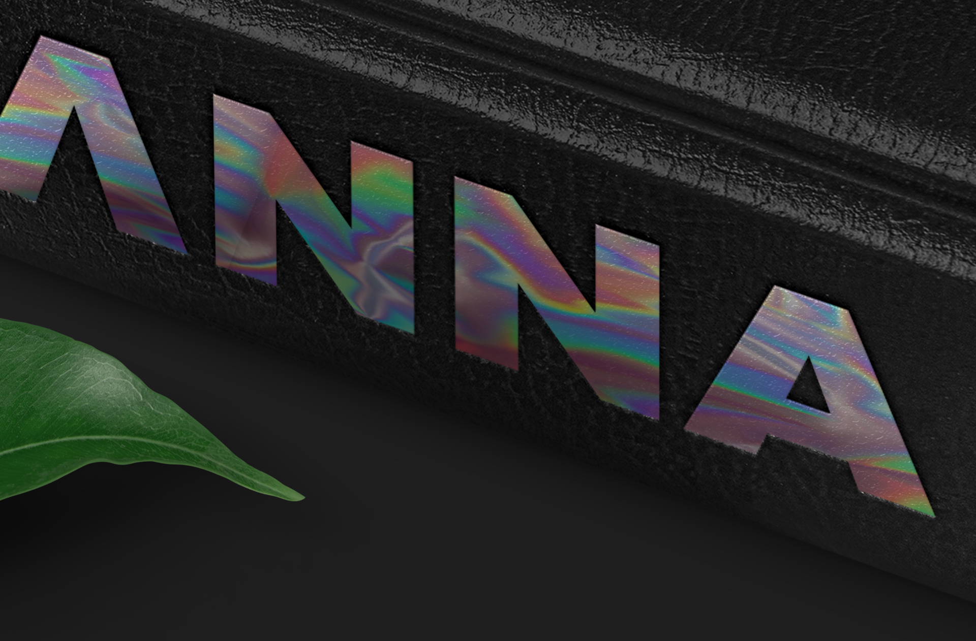 high-resolution embossed logo