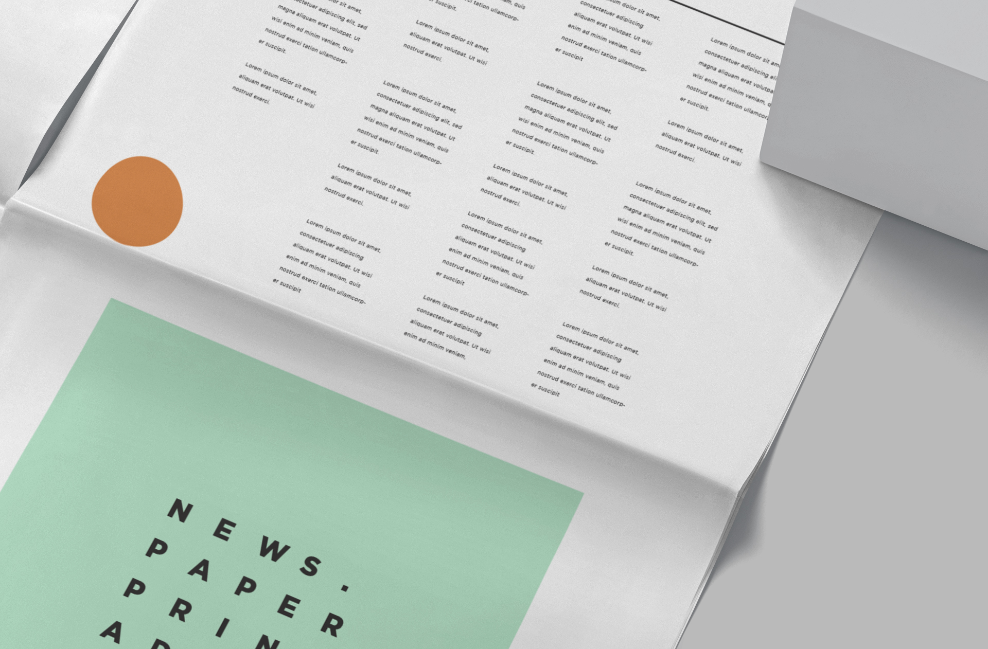 creative newspaper branding