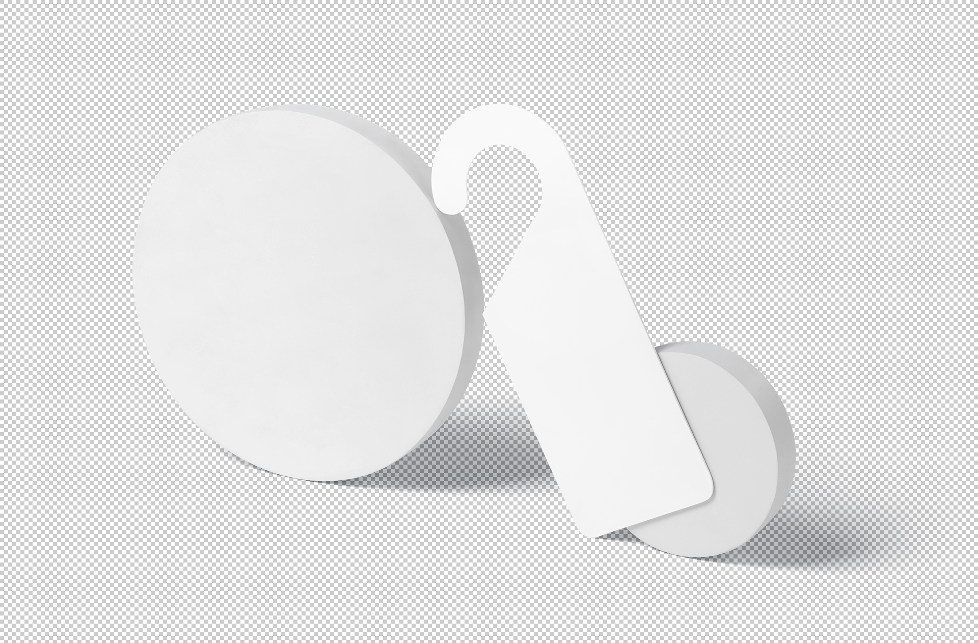 advertising door hanger PSD