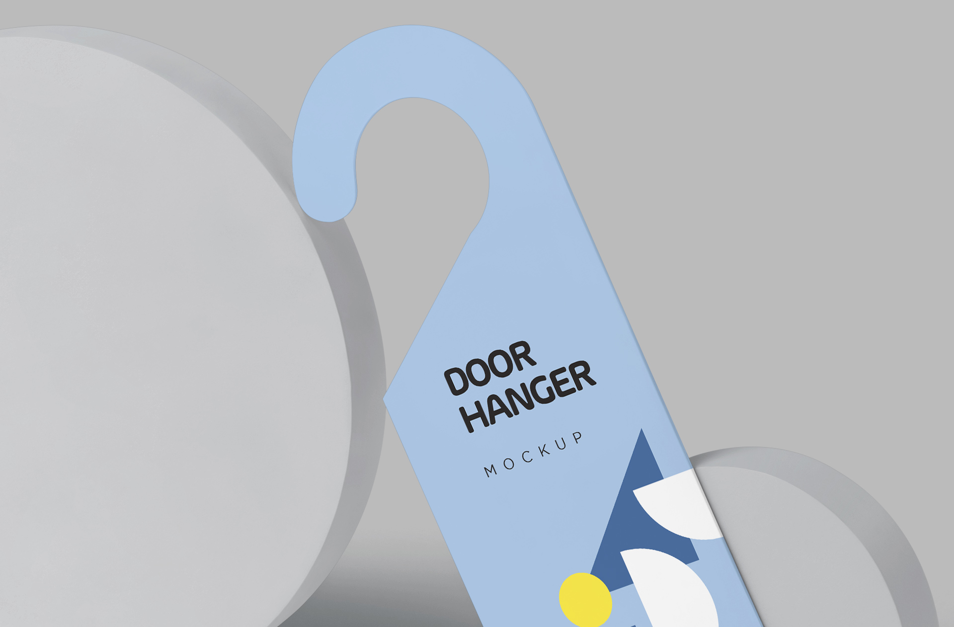 advertising door hanger PSD
