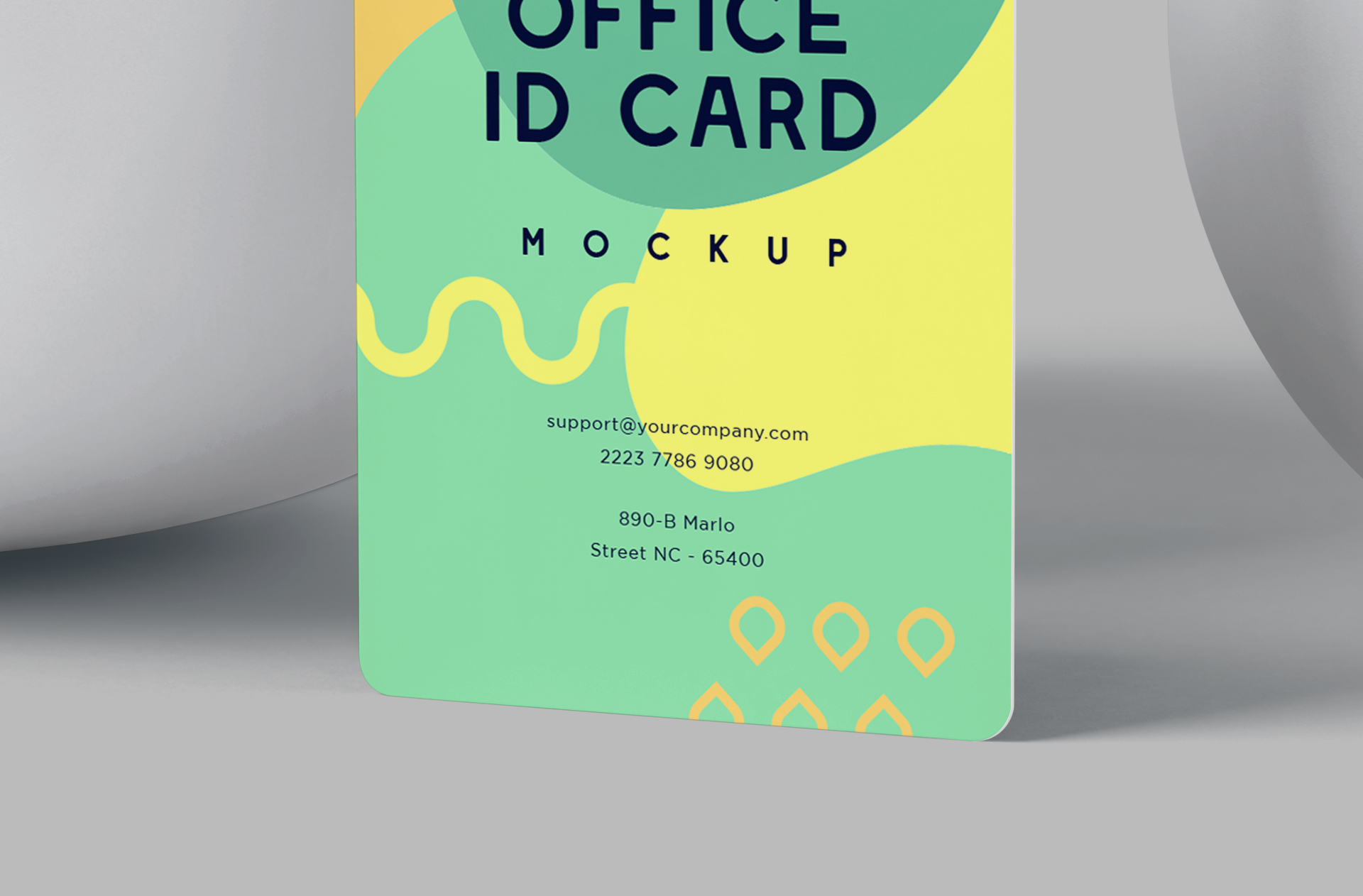 business ID card mockup